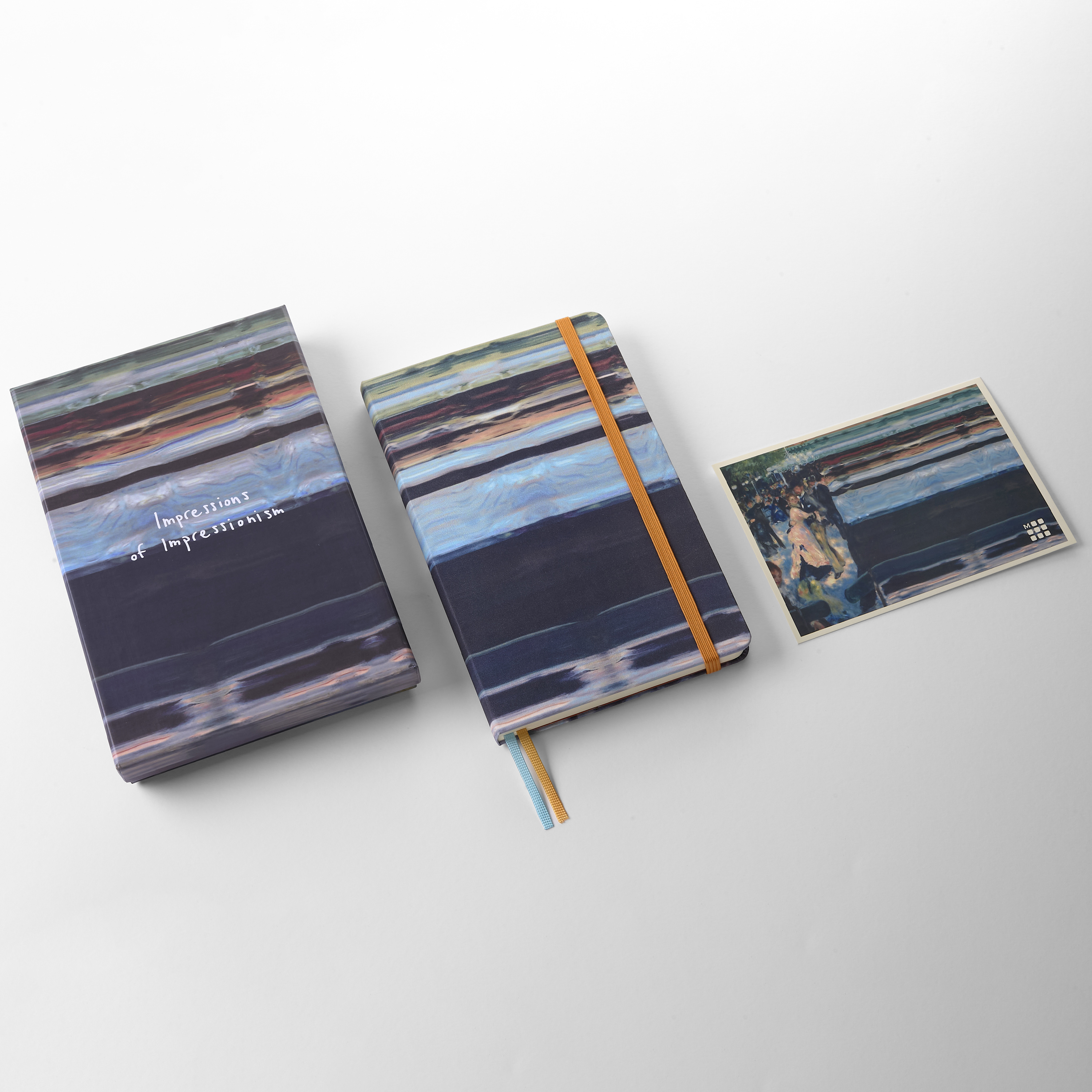 Taccuino Impressions of Impressionism Large, a righe, copertina rigida in tessuto